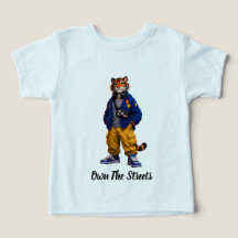 Cool Tiger in Streetwear Art - Urban Style Tiger