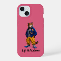 Cool Tiger in Streetwear Art - Urban Style Tiger