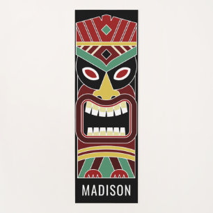 Cool Tiki Totems custom name yoga mat