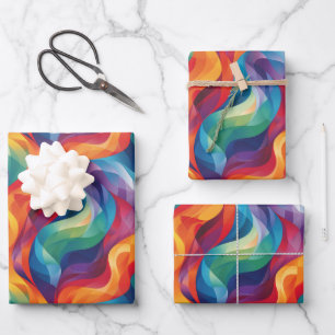 Cool tiled abstract pattern  wrapping paper sheet