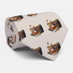 Cool tiled bourbon pattern  tie