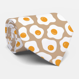 cool tiled breakfast egg pattern  tie