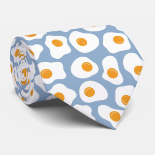 cool tiled breakfast egg pattern  tie