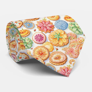 Cool tiled cookie pattern  tie