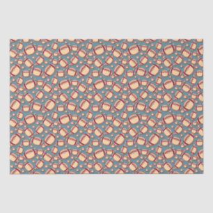 Cool tiled football sports pattern tissue paper