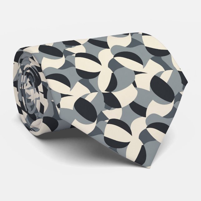 Cool tiled modern pattern  tie (Rolled)