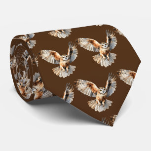Cool tiled owl pattern  tie