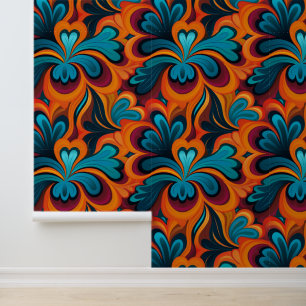 Cool tiled retro pattern Wallpaper