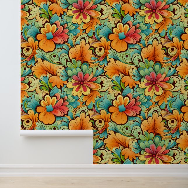 Cool tiled retro pattern  wallpaper (Application)