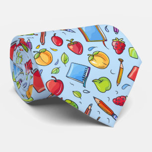 Cool tiled School pattern Tie