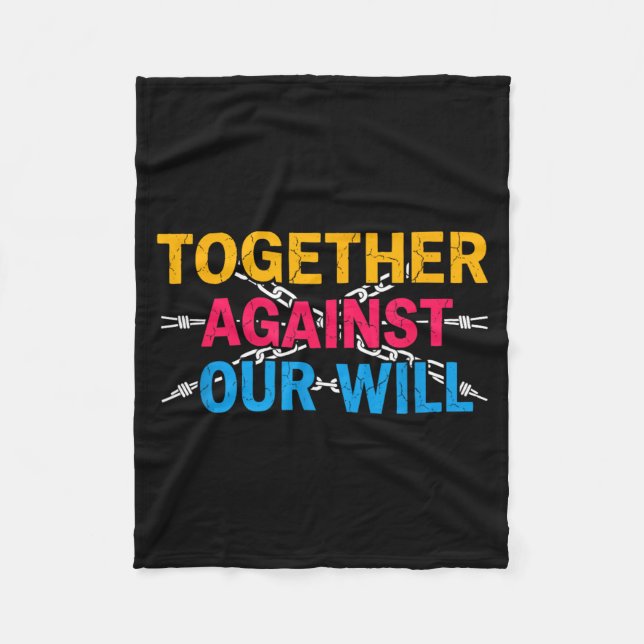 Cool Together Against Will Speech for Boys and Fleece Blanket (Front)