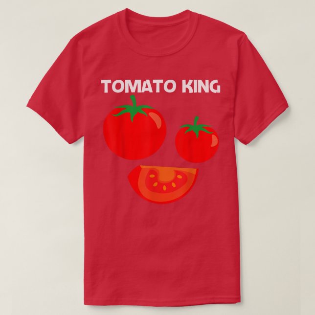 Cool Tomato Design For Men Dad Healthy Berry Food  T-Shirt (Design Front)