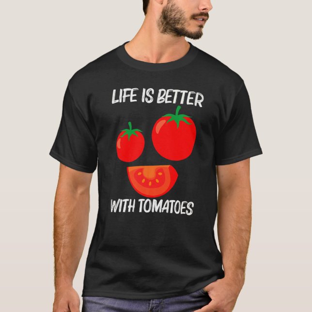 Cool Tomato For Men Women Healthy Berry Food T-Shirt (Front)
