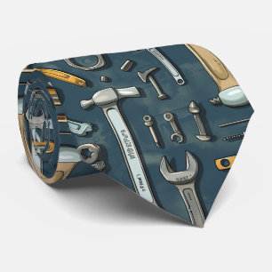 cool tool pattern tiled tie