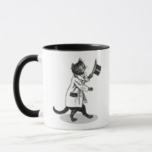 Cool Top Hat Cat Mug