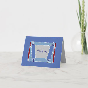 COOL TORAH Bar Mitzvah Thank You Card