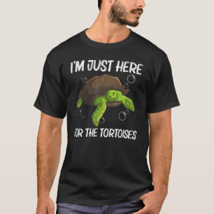 Cool Tortoise For Men Women Aquatic Land Reptile T-Shirt