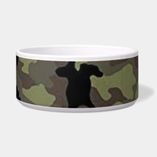 Cool Tough Camouflaged Custom Camo Pet Food