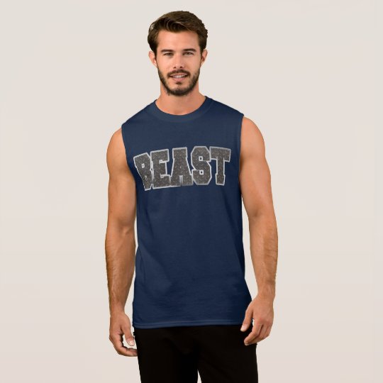 Cool Tough Steel Diamond plate BEAST Sleeveless Shirt