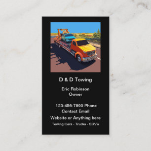 Cool Tow Truck Service  Business Card