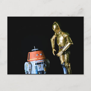 Cool Toy Photography Robot Holiday Postcard