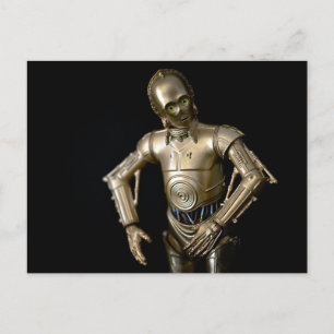 cool toy robot photo holiday postcard