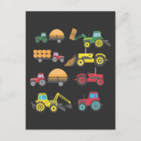 Cool Tractor Drawing Farm Lover Agriculture Kid
