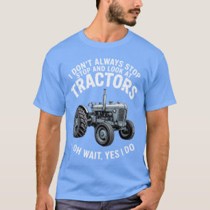 Cool Tractors Lovers Farmer Farming T-Shirt