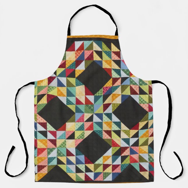 Cool Traditional Quilt Blanket Quilter Quilting Apron (Front)