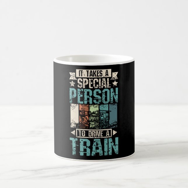 Cool Train Driver Coffee Mug (Center)