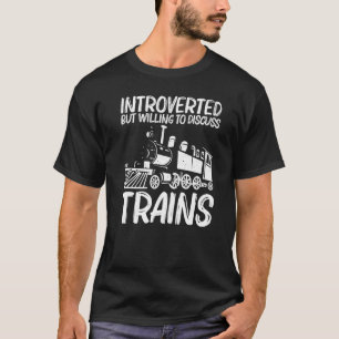 Cool Train For Men Women Train Locomotive Railroad T-Shirt
