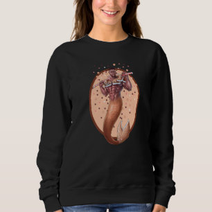 Cool Transgender Lgbtq+ Trans Pride Male Mermaid M Sweatshirt