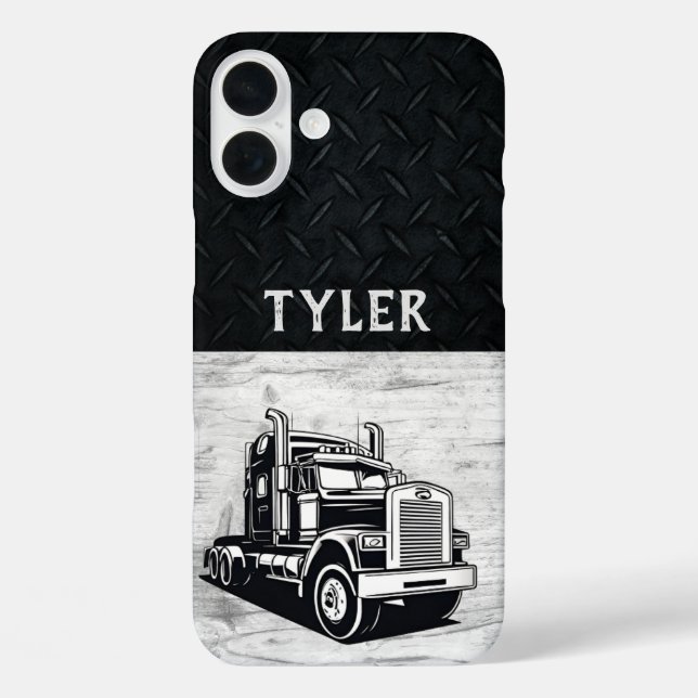 Cool Transport Truck Name Equipment Case-Mate iPhone Case (Back)