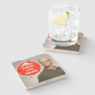 Cool! Travertine Coaster - Personalised