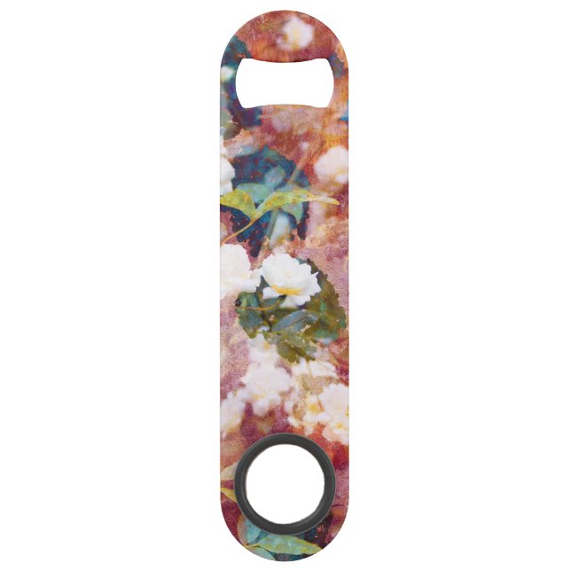 Cool, trendy art of romantic flower pattern (Front)