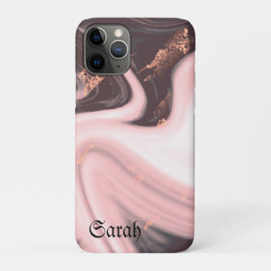 Cool Trendy Black Marble Case-Mate iPhone Case