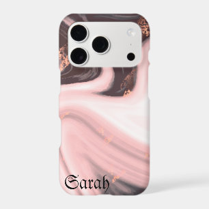 Cool Trendy Black Marble Case-Mate iPhone Case
