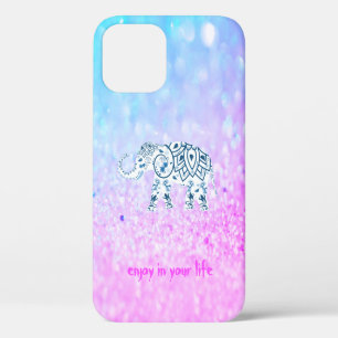 Cool Trendy Bokeh Elephant Case-Mate iPhone Case