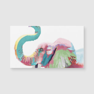 Cool Trendy Colourful Elephant 