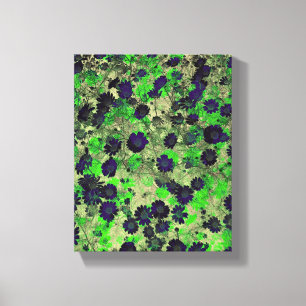 Cool trendy Floral Abstract Modern Design Canvas Print