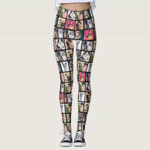 Cool trendy instagram personalised photo callege leggings