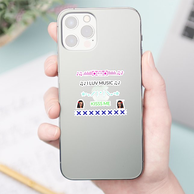 Cool Trendy iPhone Stickers For Back of Phone (Phone)