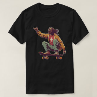 Cool Trendy Jesus Christ skater T-Shirt