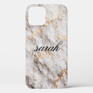 Cool Trendy Marble iPhone 12 Case