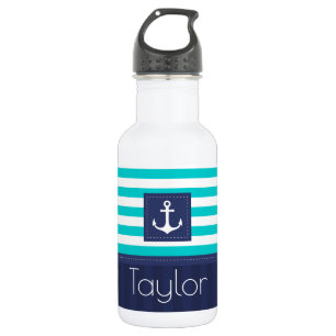 Cool & Trendy Nautical Anchor Design Custom 532 Ml Water Bottle