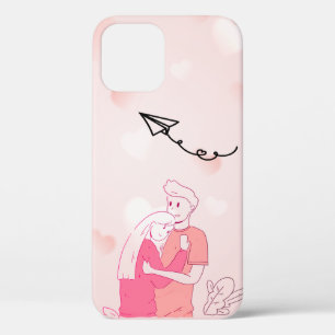 Cool Trendy Pink Couple Case-Mate iPhone Case