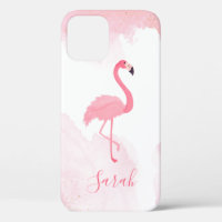 Cool Trendy Pink Flamingo Case-Mate iPhone Case