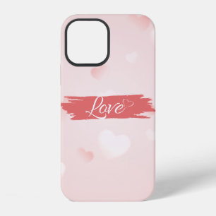 Cool Trendy Pink Heart Love Case-Mate iPhone Case