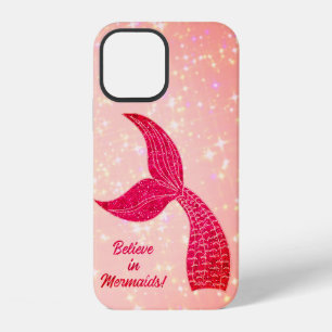 Cool Trendy Pink Mermaid Case-Mate iPhone Case