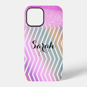 Cool Trendy Purple Glitter Case-Mate iPhone Case